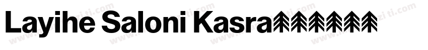 Layihe Saloni Kasra字体转换